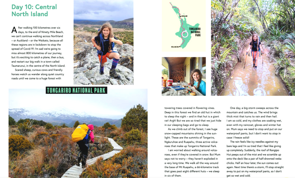 Emilie Walks Te Araroa: A 7 year old, a backpack and 3000 kilometres of mud, magic and adventure through New Zealand