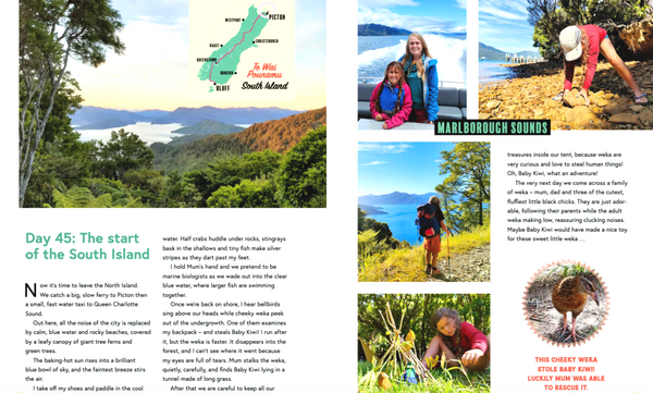 Emilie Walks Te Araroa: A 7 year old, a backpack and 3000 kilometres of mud, magic and adventure through New Zealand