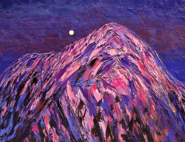 Mt Tasman and Moon (2025)