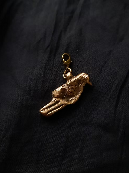 Bird Charm (With Aumoana Silk Ribbon)