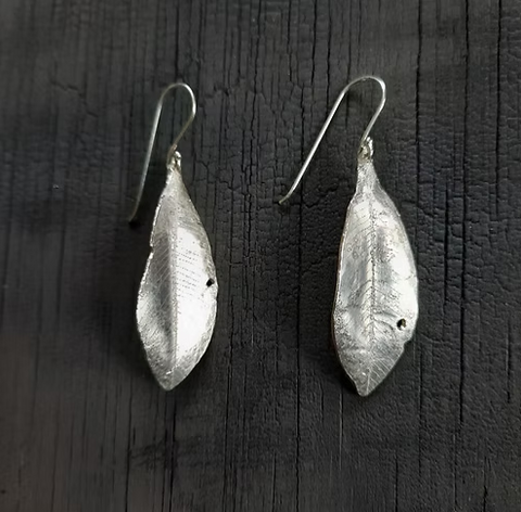 Pohutukawa Leaf Earrings