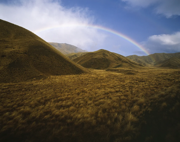 Rainbow, Lindis Pass Greeting Card