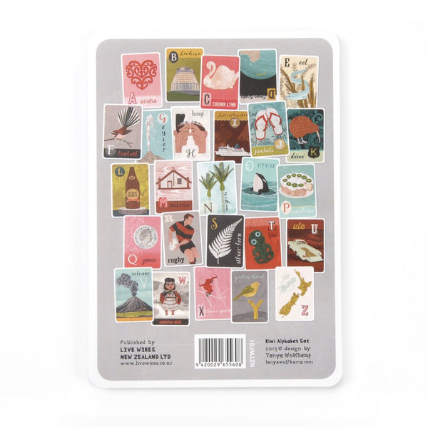 Kiwi Alphabet Set Cards