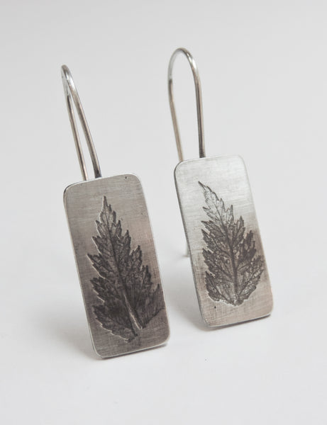 Fern Print Earrings