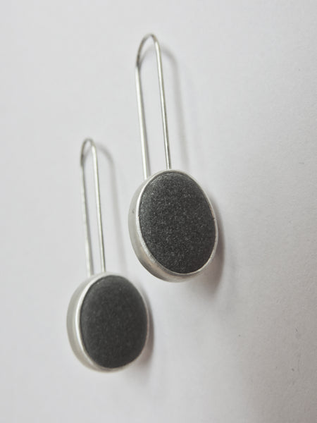 South Westland Beach Pebble Earrings