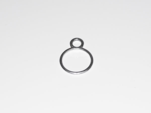 Up Circle Ring - Bright Silver
