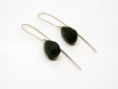 Facetted Rock Earrings