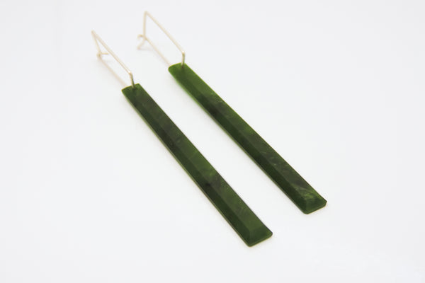 Pounamu Bar Earrings