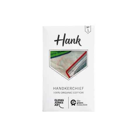 Hank - 1. National Parks by Glenn Jones - Organic Cotton Handkerchief