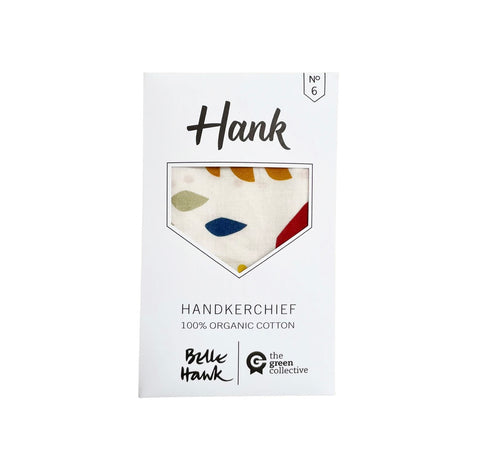 Hank - 6. Spring by Belle Hawk - Organic Cotton Handkerchief