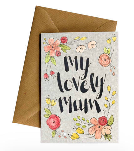 My Lovely Mum Greeting Card