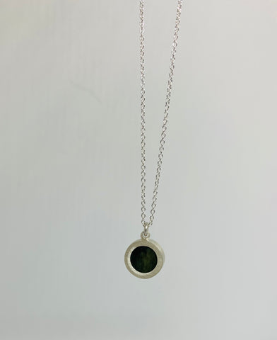 Caim Pendant - Pounamu & Stirling Silver