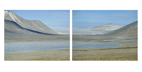 Lake Vida and Lower Victoria Glacier Diptych