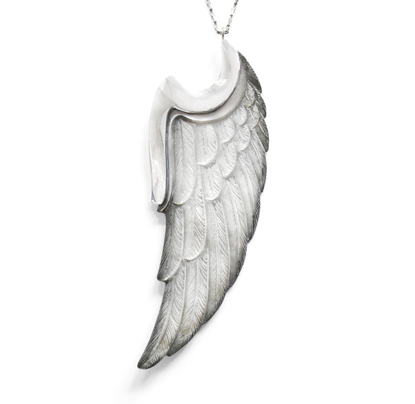 Mother of Pearl Wing Pendant