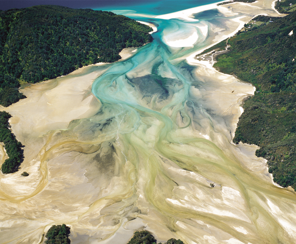 Mouth of the Awaroa Inlet