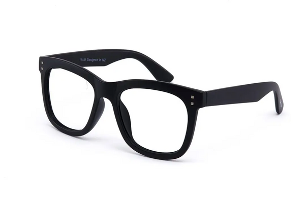 Daily Eyewear - 11am Black Reading Glasses