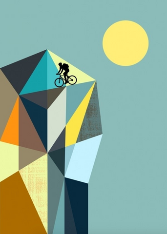 Mountain Biker Card