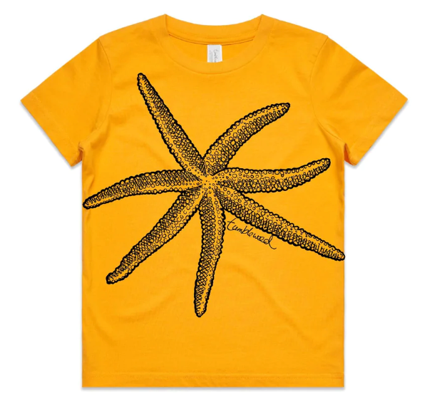 Starfish Kids’ T-shirt (Gold)