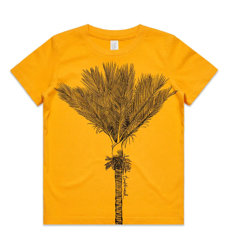 Nīkau Kids’ T-shirt (Gold)