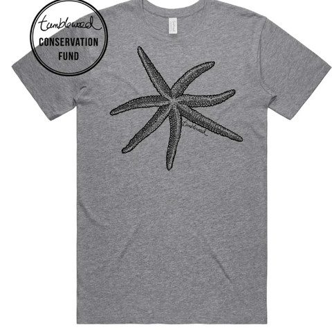 Starfish T-shirt - Mens (Marle Grey)