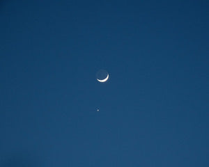 The Moon and Venus