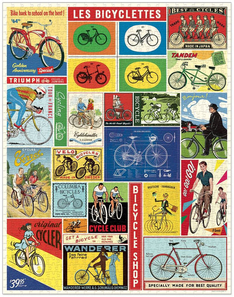Bicycles 1000 Pce Vintage Puzzle