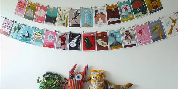 Kiwi Alphabet Set Cards