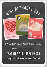 Kiwi Alphabet Set Cards