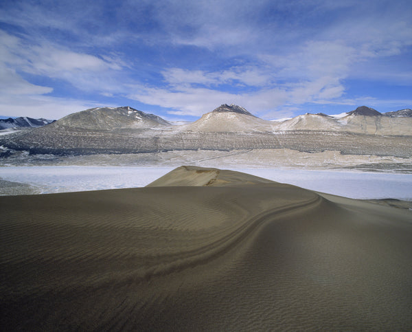 Sand Dune above Lake Vida, Victoria Valley